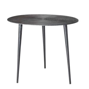 BLOOMINGVILLE Kaylee sidebord - sort aluminium, rund (Ø61)