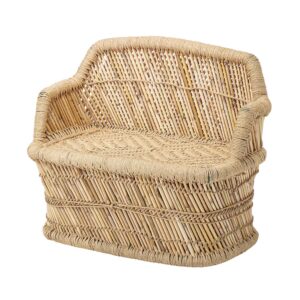BLOOMINGVILLE MINI 2 pers. sofa - natur bambus/jute, m. armlæn