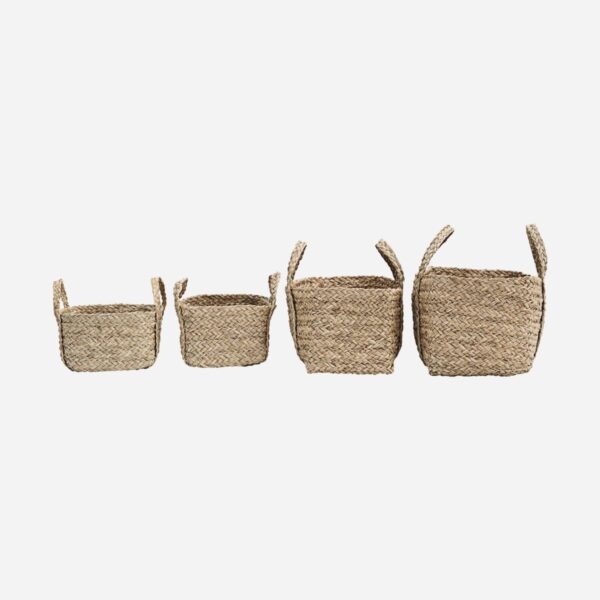 Baskets, Sikar, Natural, Set of 4 pcs
