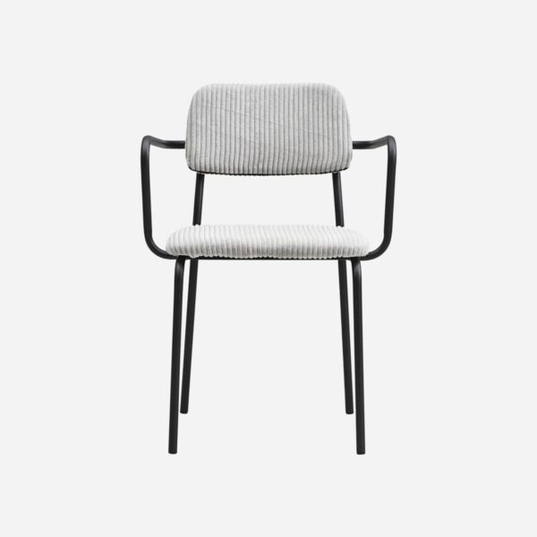 Dining chair, Classico, Light grey, Seat height: 46 cm