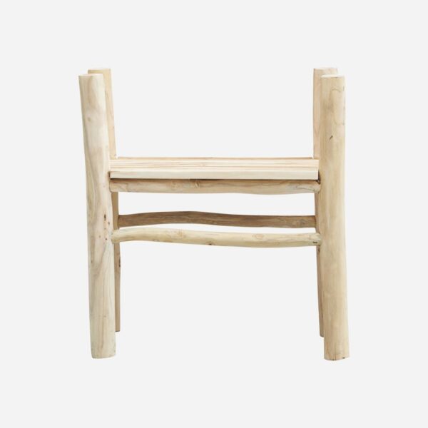 Dining chair, Teaky, Nature, Seat height: 45 cm