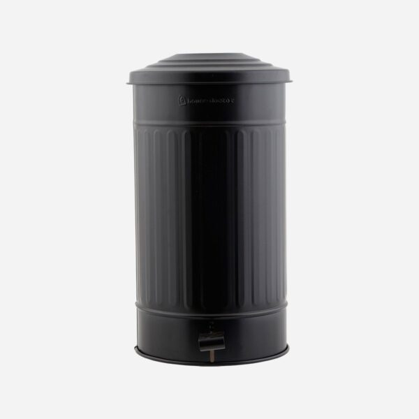 Garbage bin, Matte black, 24 Liters