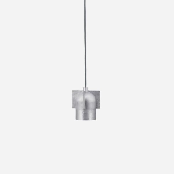 Lamp, Akola, Brushed silver, G9 bulb (LED), Max 5 W, 3 m grey fabric cable