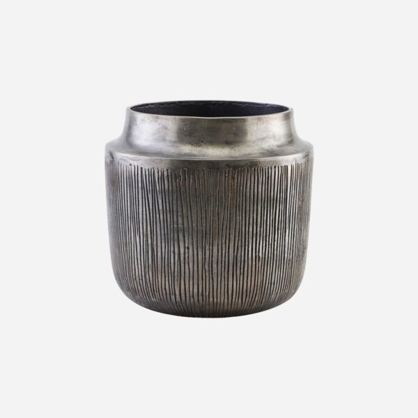 Vase/Planter, Heylo, Silver oxidized, Waterproof