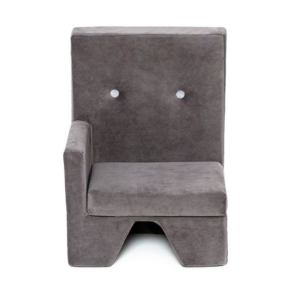 Misioo lænestol med armlæn til højre i grå
