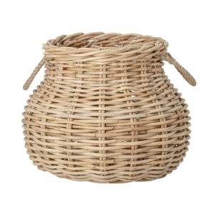 BLOOMINGVILLE kurv, m. hank - natur rattan