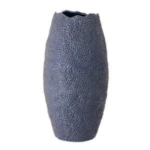 BLOOMINGVILLE vase - blå stentøj