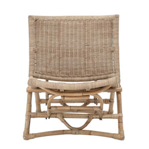 BLOOMINGVILLE Baz loungestol, foldbar - natur rattan