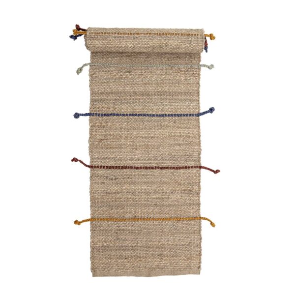 BLOOMINGVILLE MINI Clas gulvtæppe - natur jute (200x50)