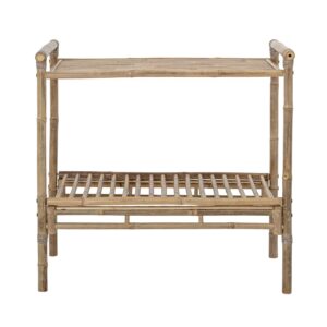 BLOOMINGVILLE Sole konsol havebord, m. hylde - natur bambus (100x60)